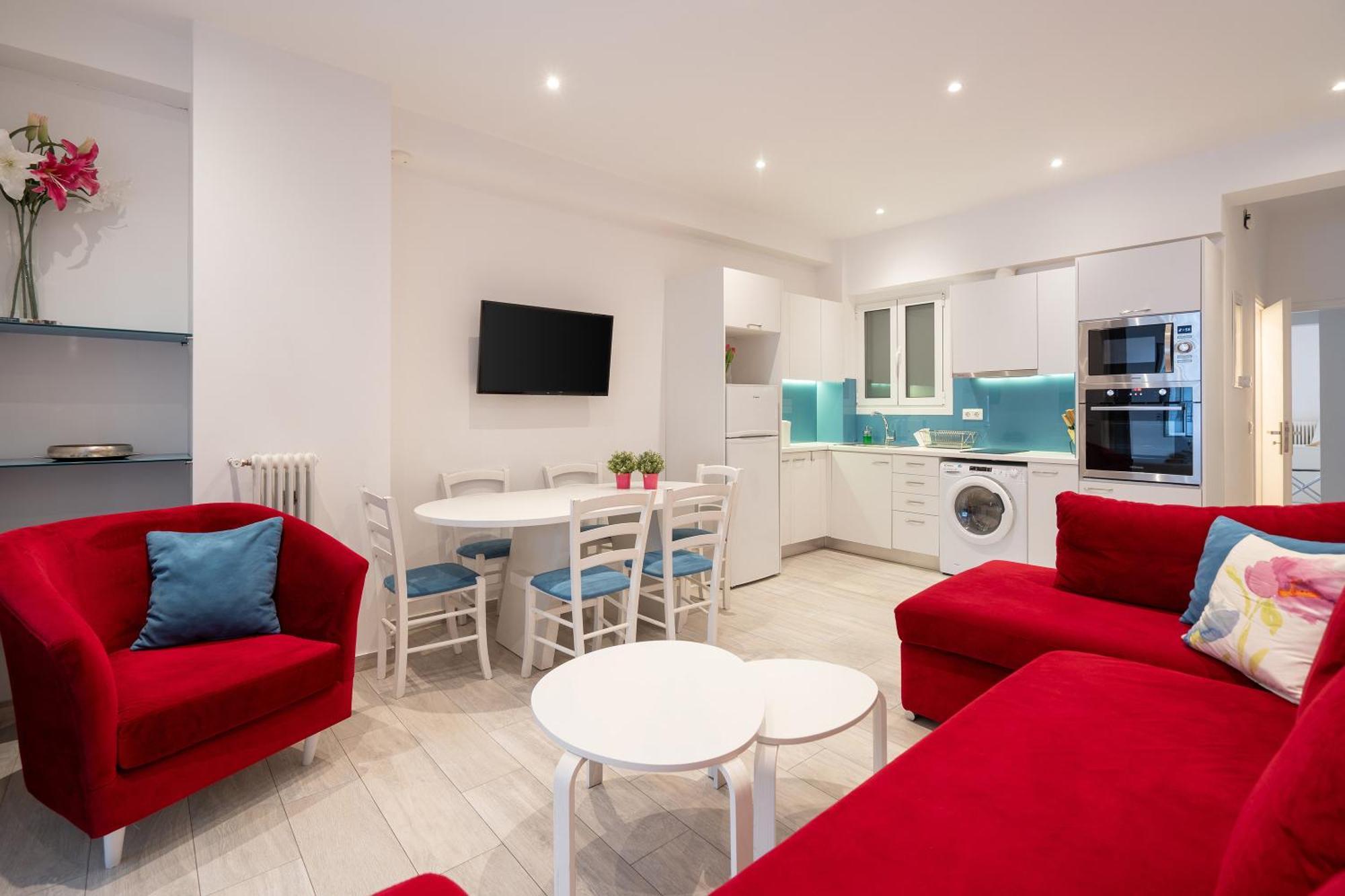Vibrant & Cozy Apt In Atény Exteriér fotografie