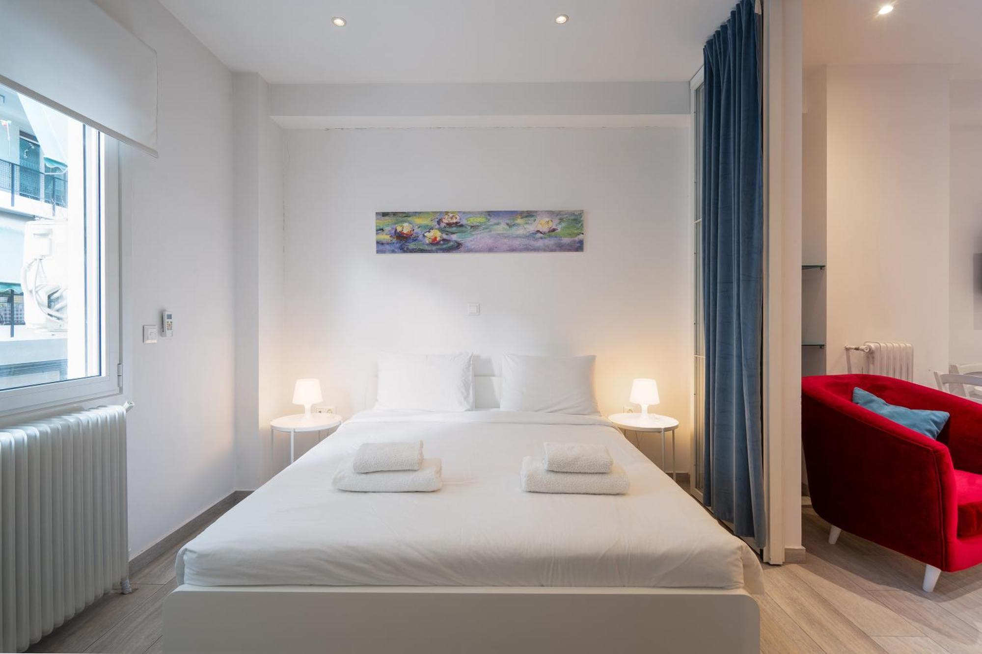 Vibrant & Cozy Apt In Atény Exteriér fotografie