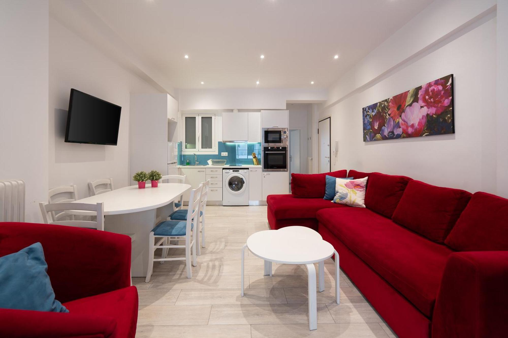 Vibrant & Cozy Apt In Atény Exteriér fotografie